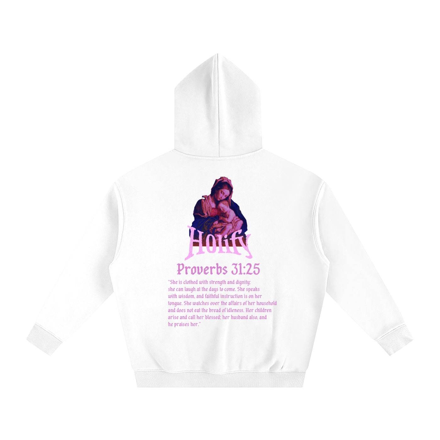 HOLY MARY - Women's Oversize Fleeced Hoodie