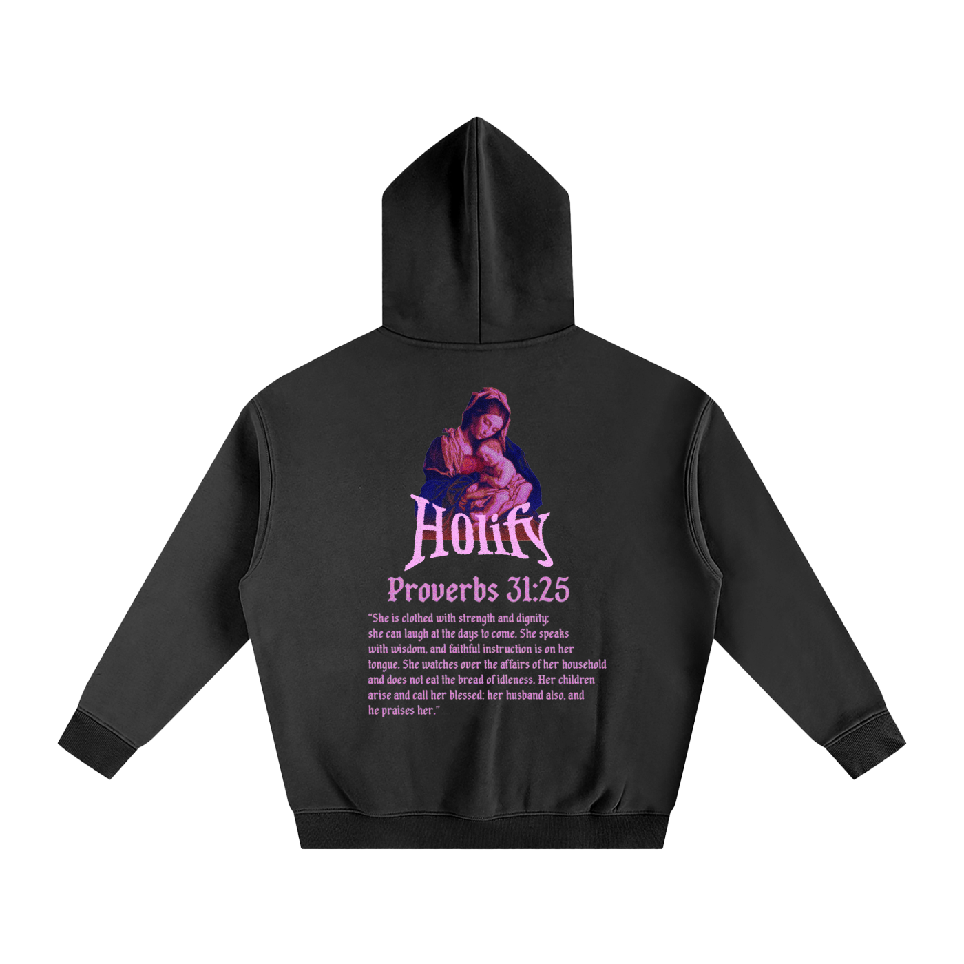 HOLY MARY - Women's Oversize Fleeced Hoodie