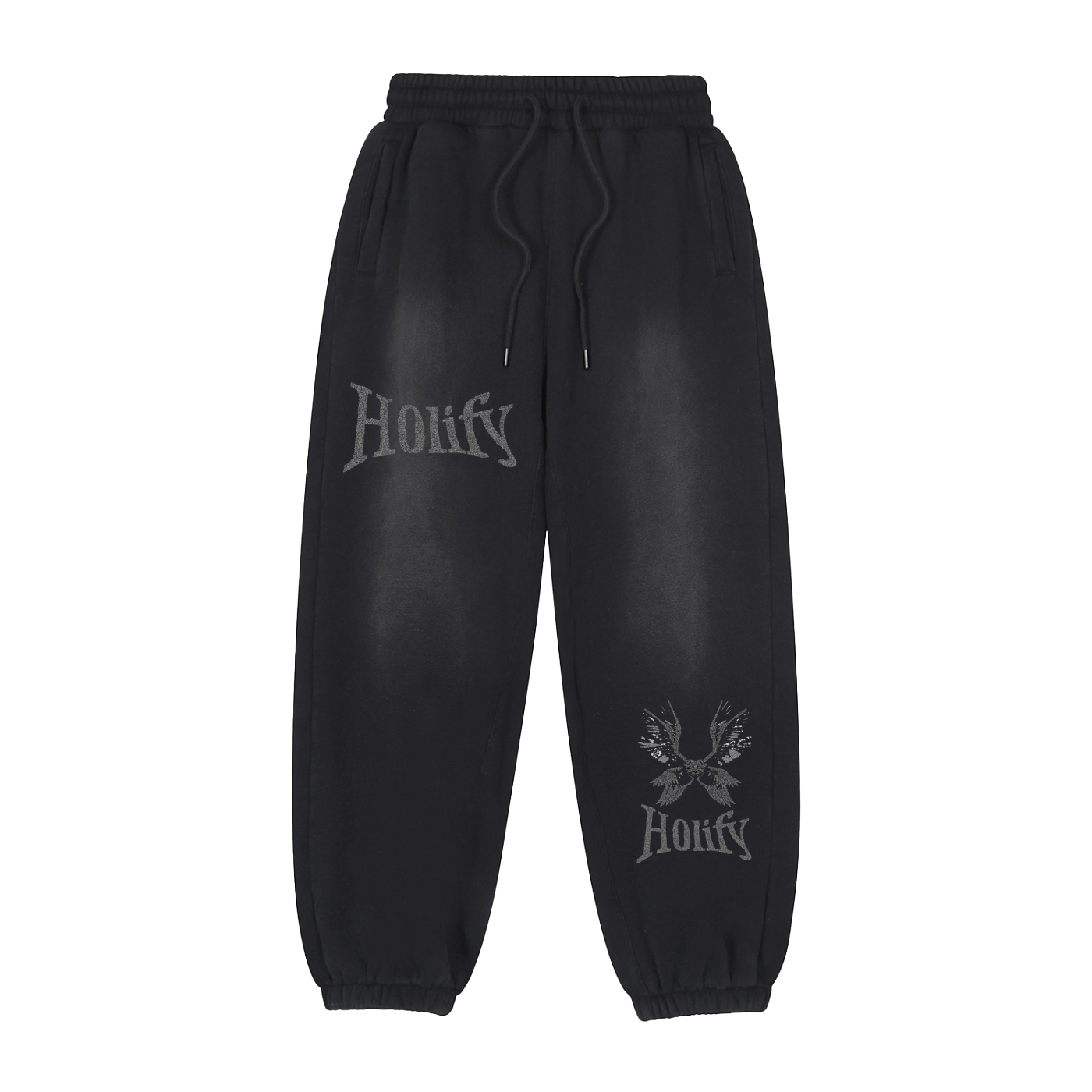 BIBLICALLY ACCURATE ANGEL- Jogger Sweatpants Washed Knees